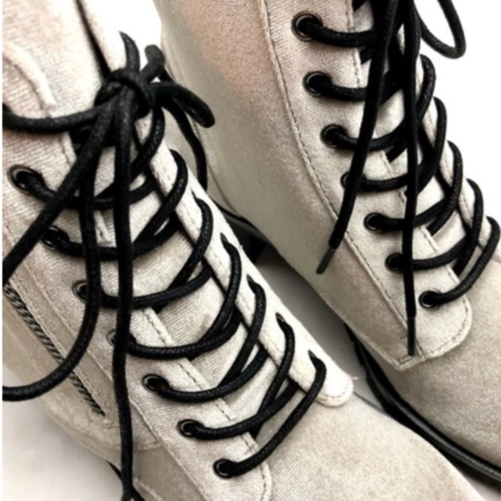 Dolce Vita Palmer Combat Boots Booties - Picture 5 of 8